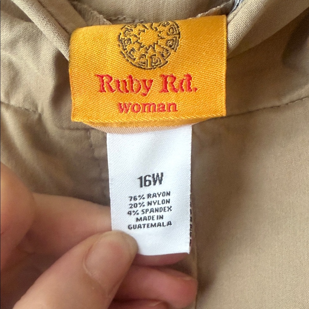 Ruby Rd. Neutral Beige Bermuda Shorts - image 3